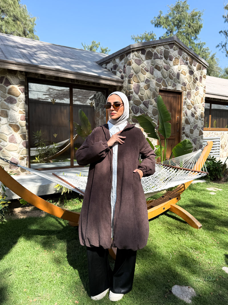 Balloon Jacket - Brown