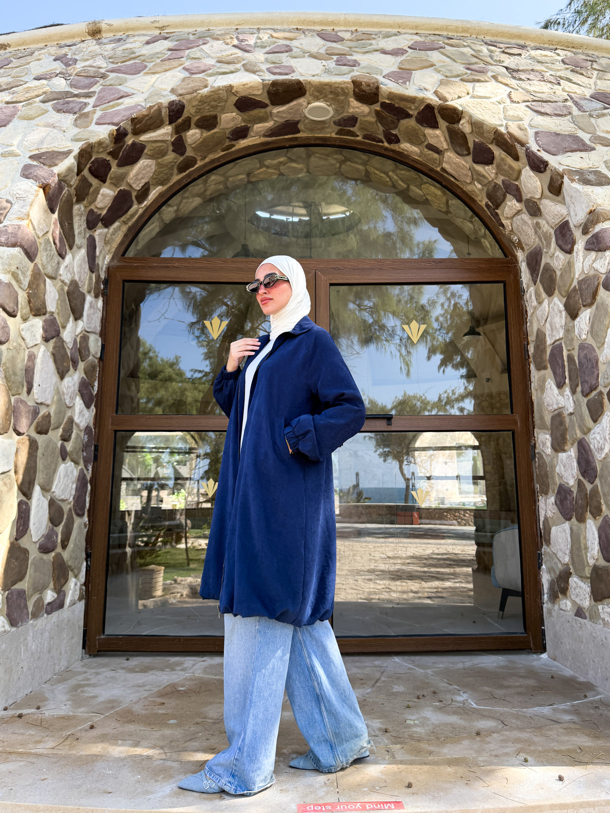 Balloon Jacket - Navy
