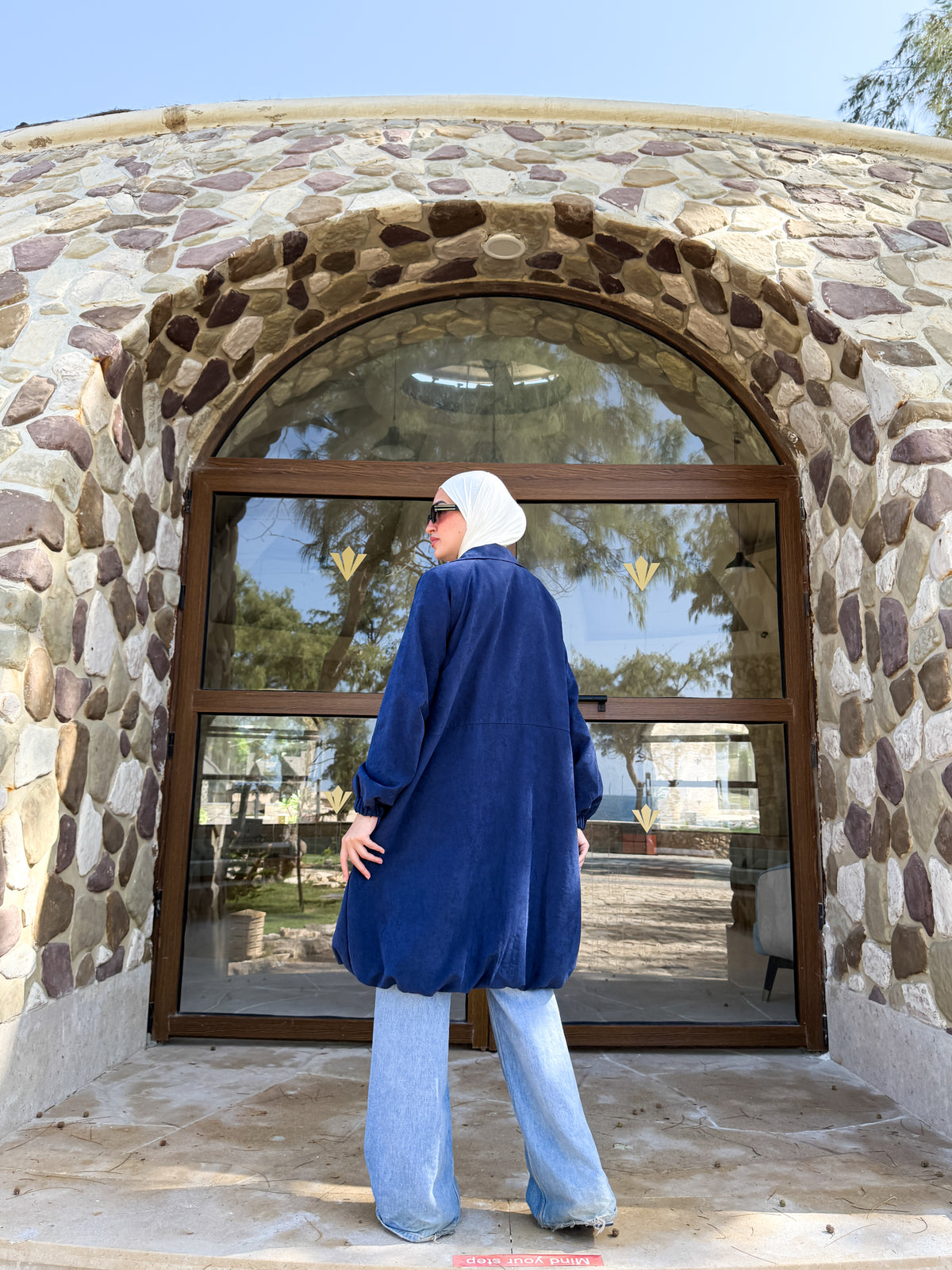 Balloon Jacket - Navy