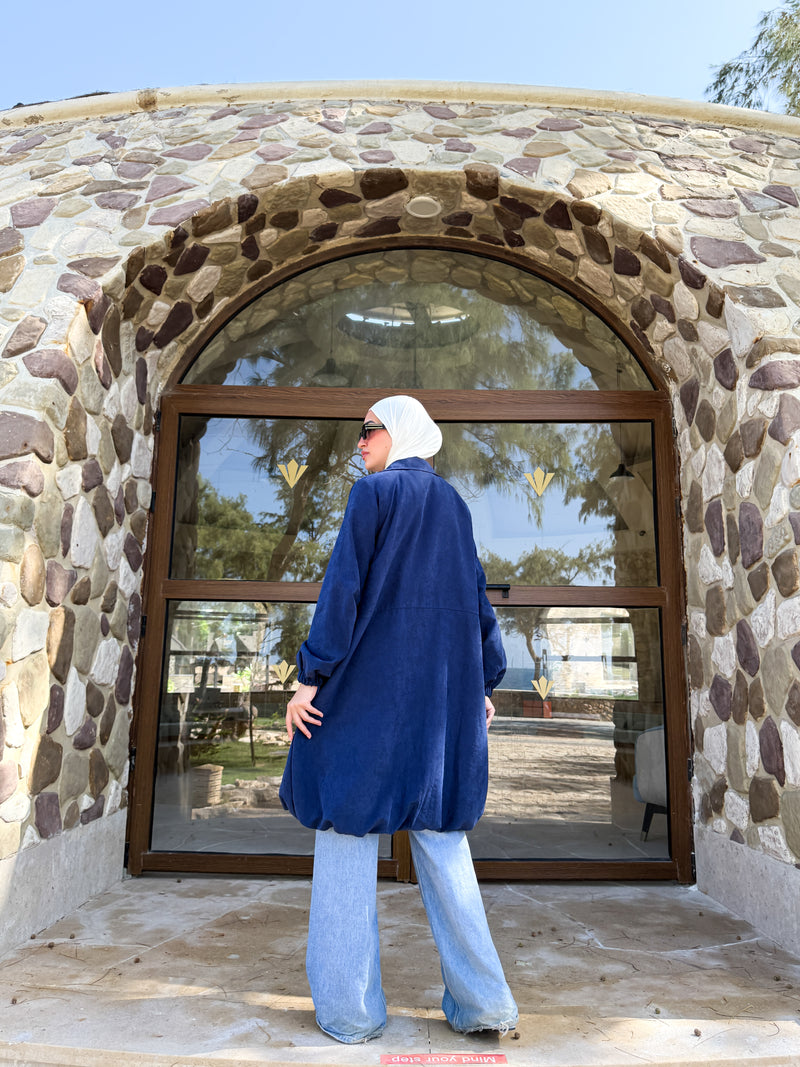 Balloon Jacket - Navy