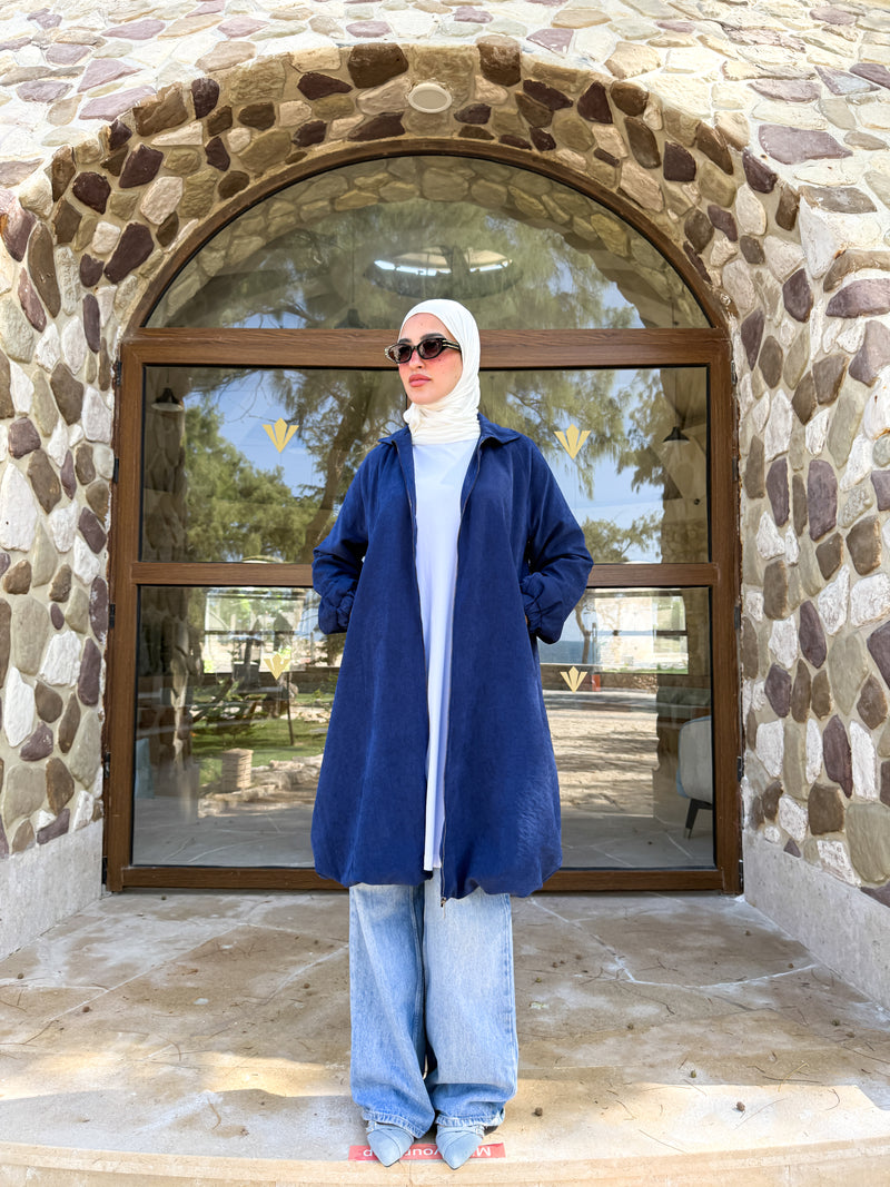 Balloon Jacket - Navy