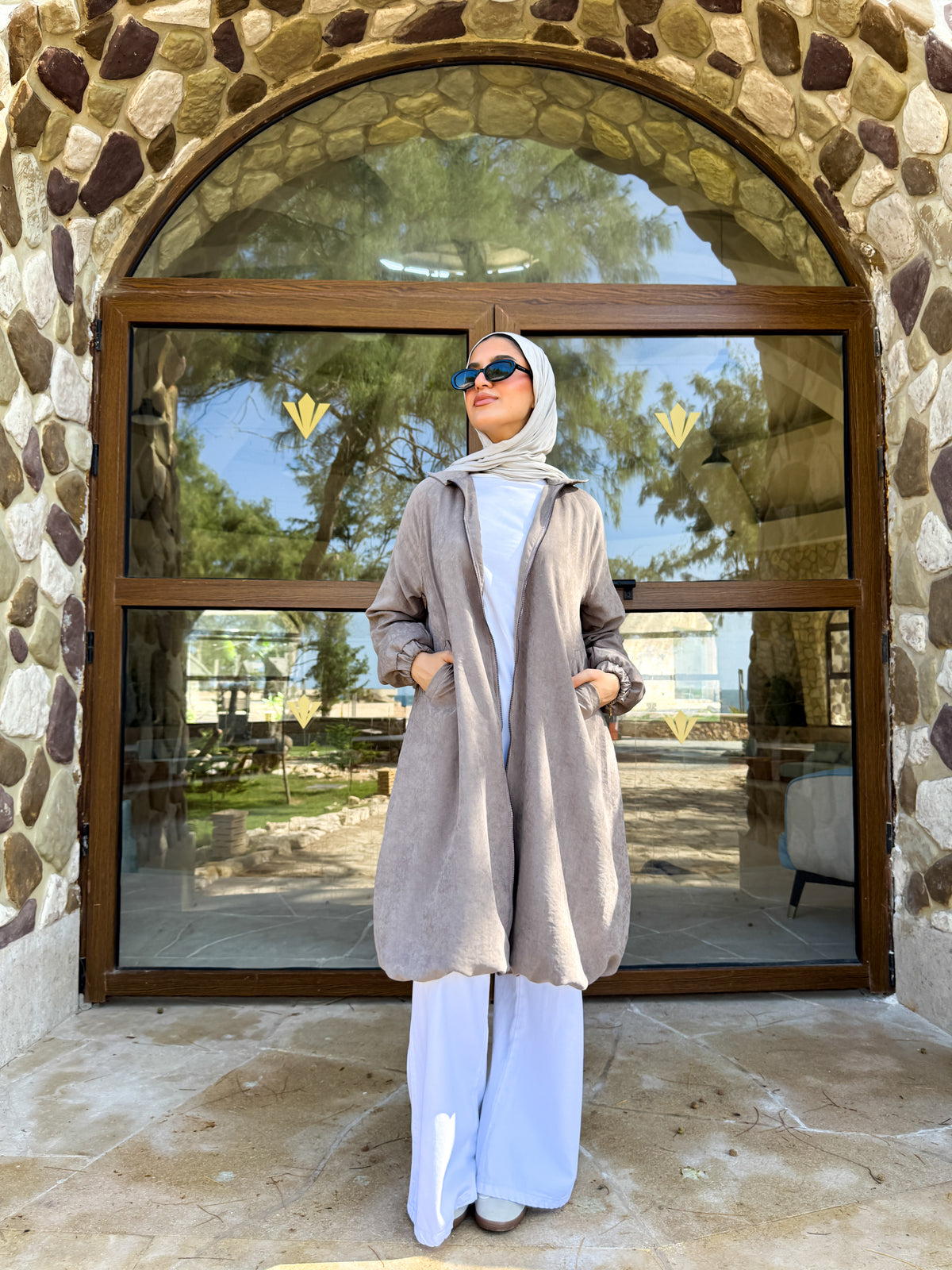 Balloon Jacket - Dark Beige