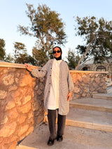 Tweed Casual Jacket - Beige