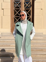 Biker Vest - Green