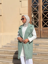 Biker Vest - Green