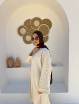 Textured Back Shirt-Beige