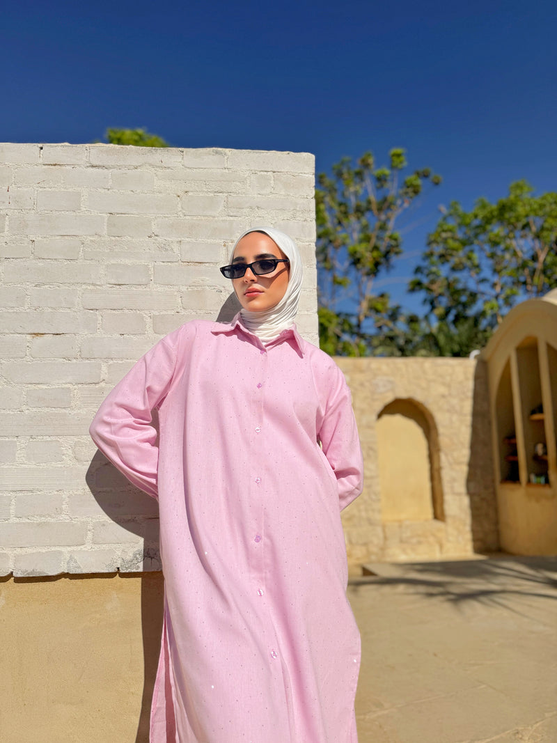 Strassed Shirt - Rose
