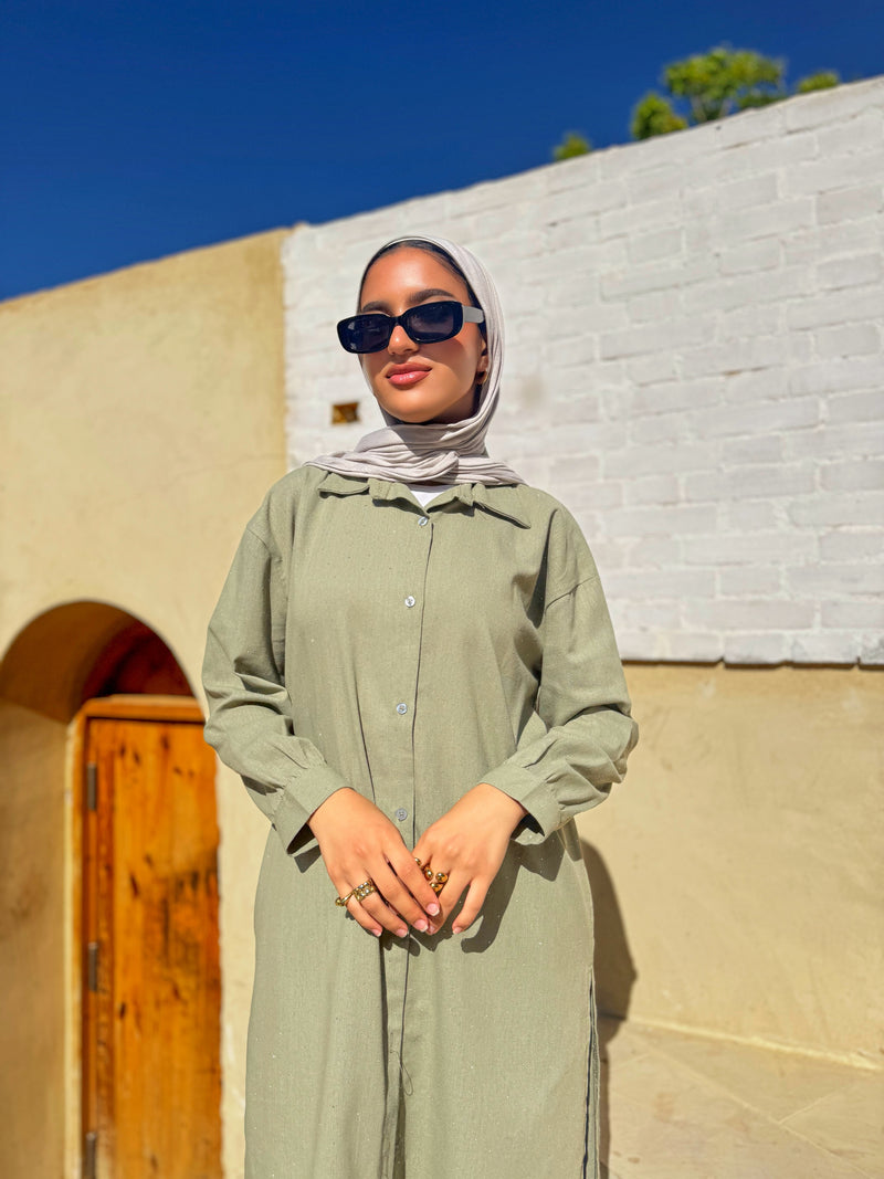 Strassed Shirt - Olive