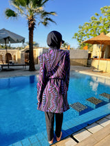 Burkini Edged Shoulder - Black