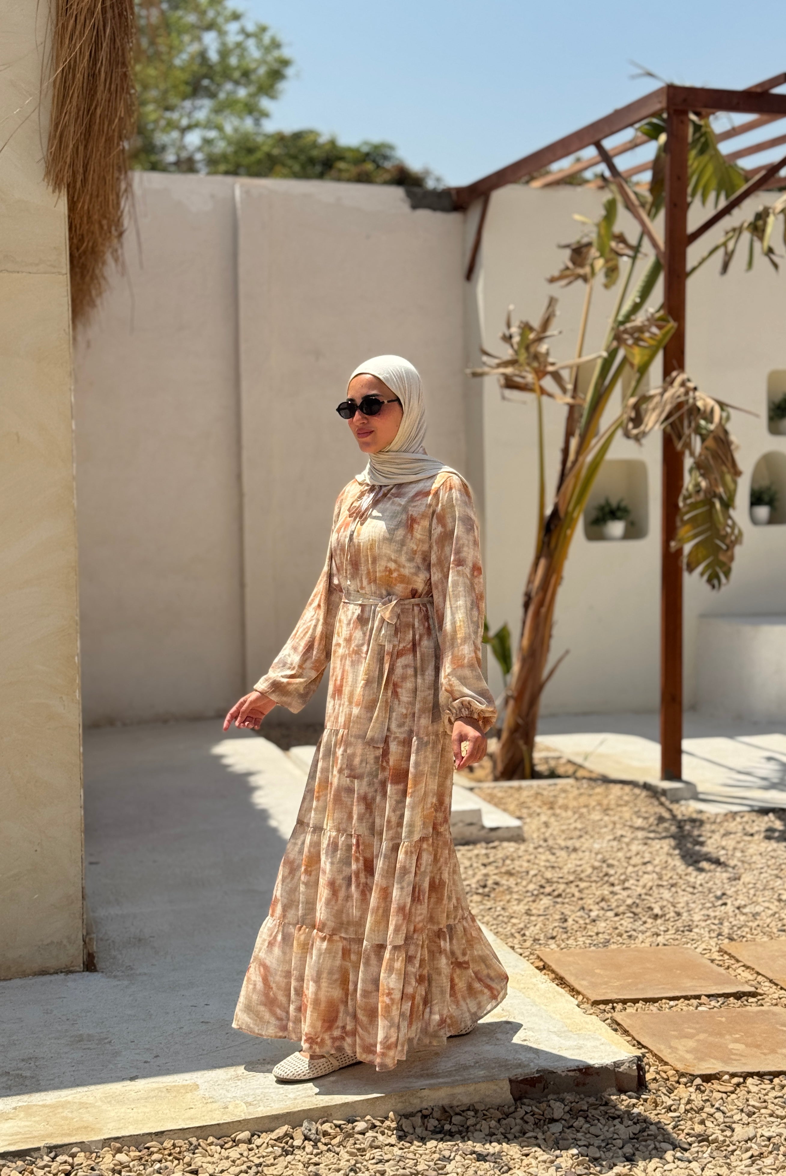 Chiffon Tiered Dress - havan