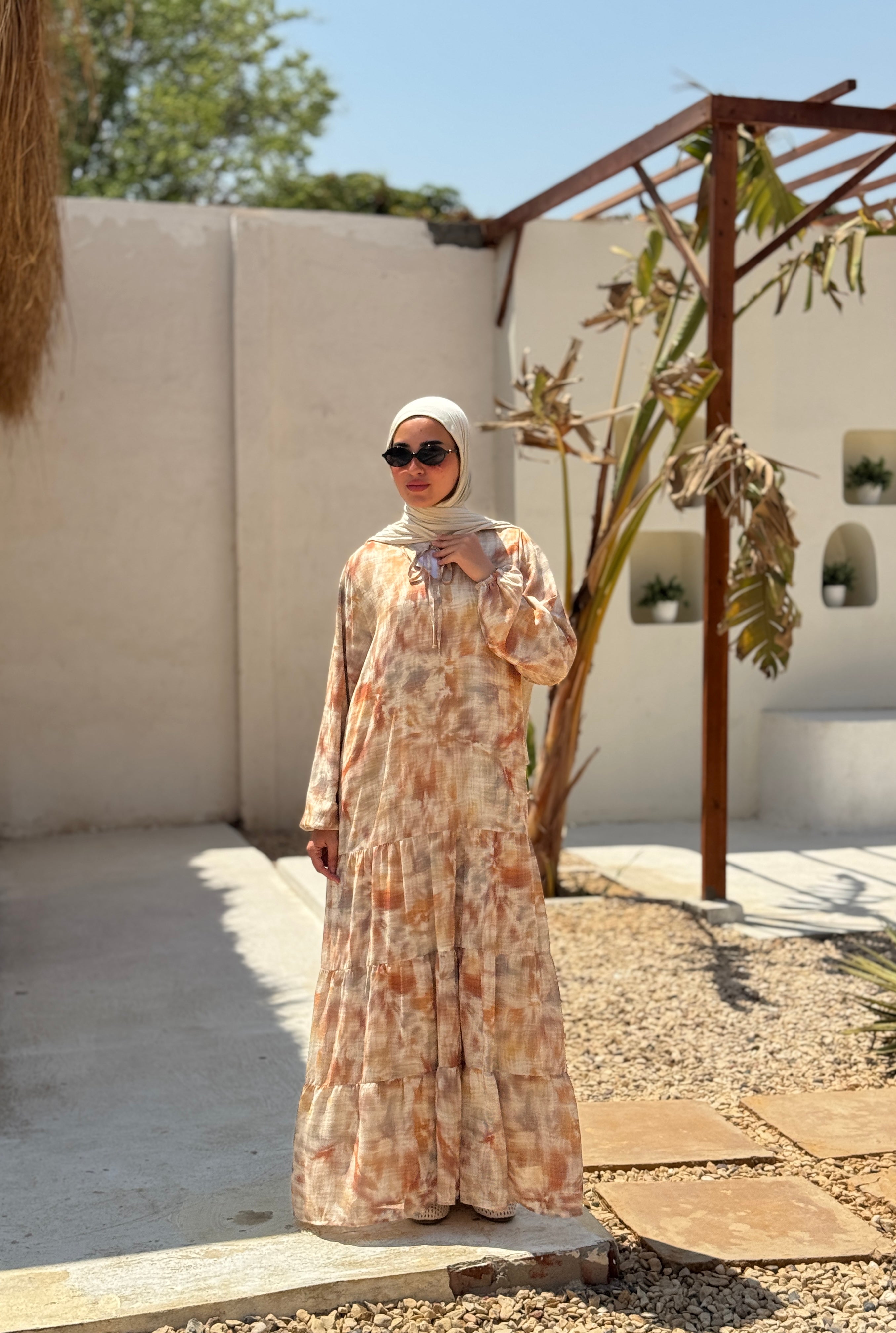 Chiffon Tiered Dress - havan