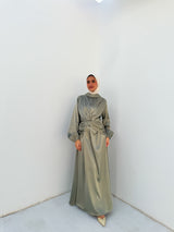 Draped Knot Dress - Mint