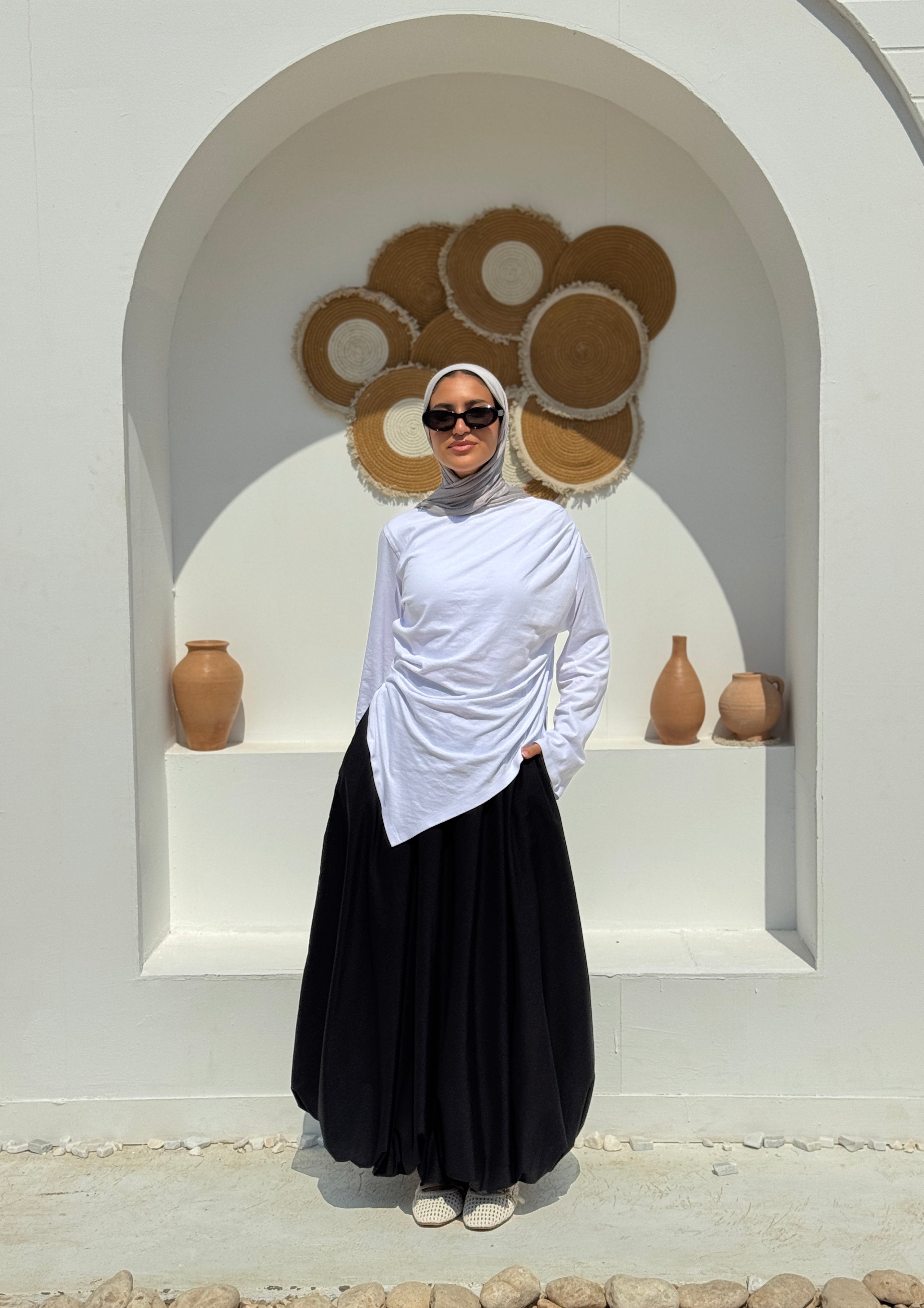 Balloon Skirt - navy