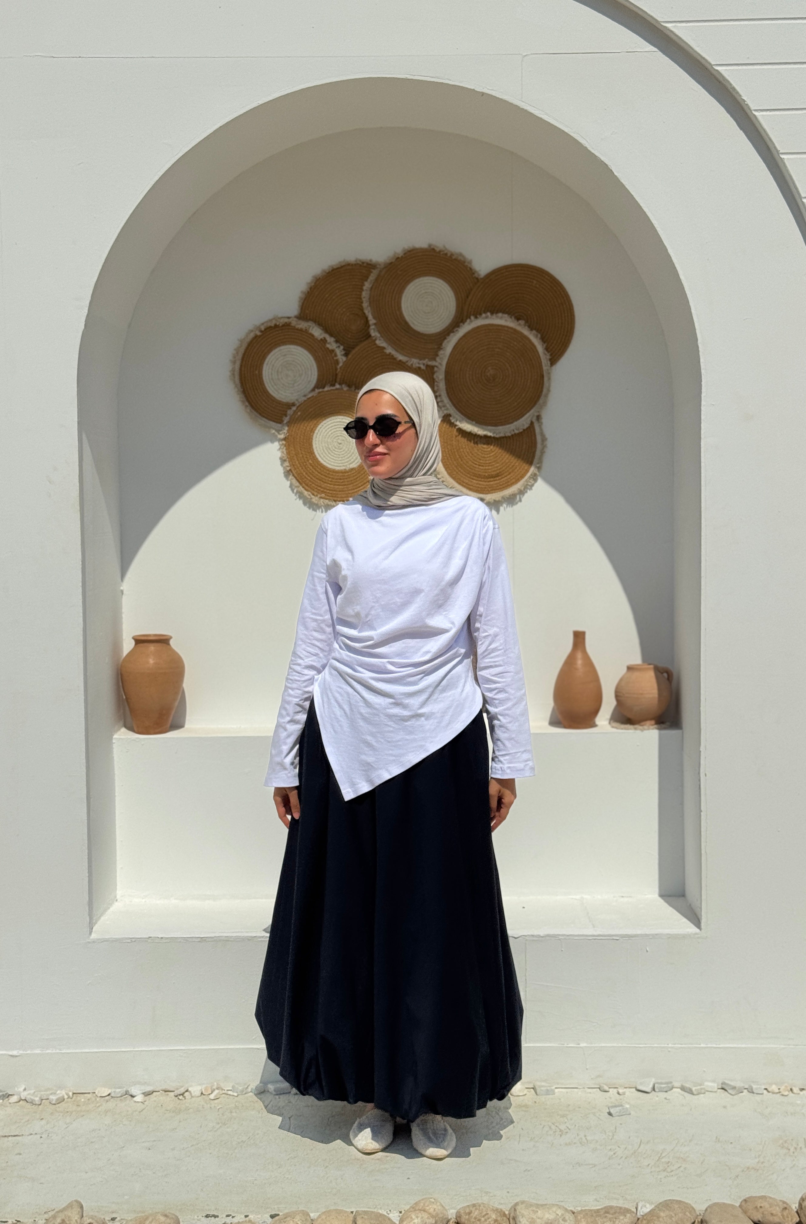 Balloon Skirt - navy