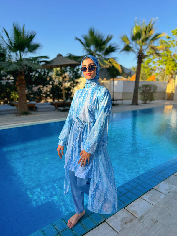 Tulle Coverup - Baby Blue