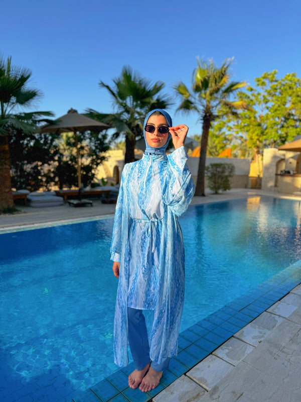 Tulle Coverup - Baby Blue