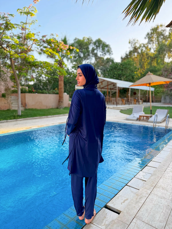 Burkini Drawstrings - Dark Blue