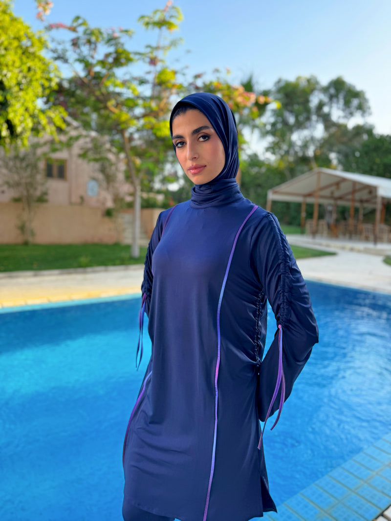 Burkini Drawstrings - Dark Blue