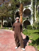 Linen Colored Shirt - Brown