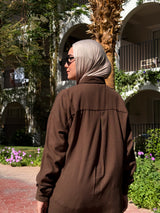 Linen Colored Shirt - Brown