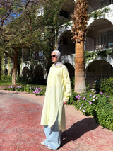 Linen Colored Shirt - Yellow