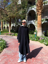 Linen Colored Shirt - Black