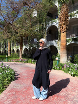 Linen Colored Shirt - Black