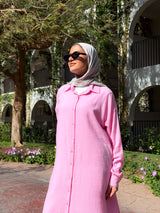 Linen Colored Shirt - Pink