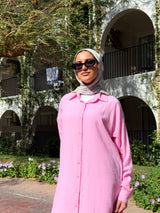 Linen Colored Shirt - Pink