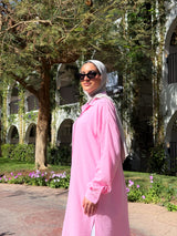 Linen Colored Shirt - Pink