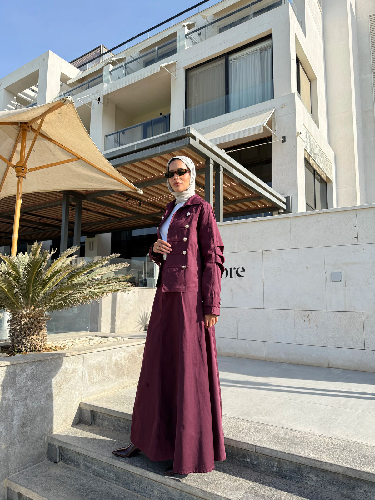 Napoleon Jacket- Plum
