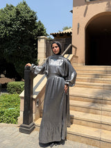 Accordion Set With Scarf - Silver (Available at stores only)
