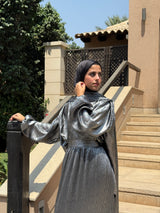 Accordion Set With Scarf - Silver (Available at stores only)