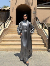 Accordion Set With Scarf - Silver (Available at stores only)