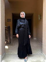 Accordion Set With Scarf - Black (Available at stores only)