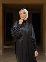 Accordion Set With Scarf - Black (Available at stores only)