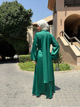 Draped Knot Dress - Green (Available at stores only)