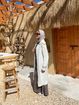 Cable-Knit Cardigan - Offwhite