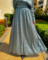 Textured Printed Set - Teal