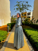 Textured Printed Set - Teal