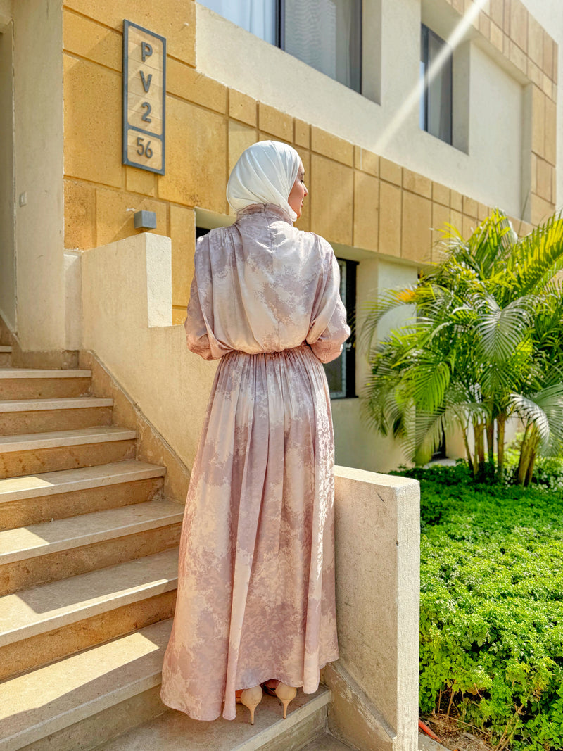 Textured Printed Set - Cashmere