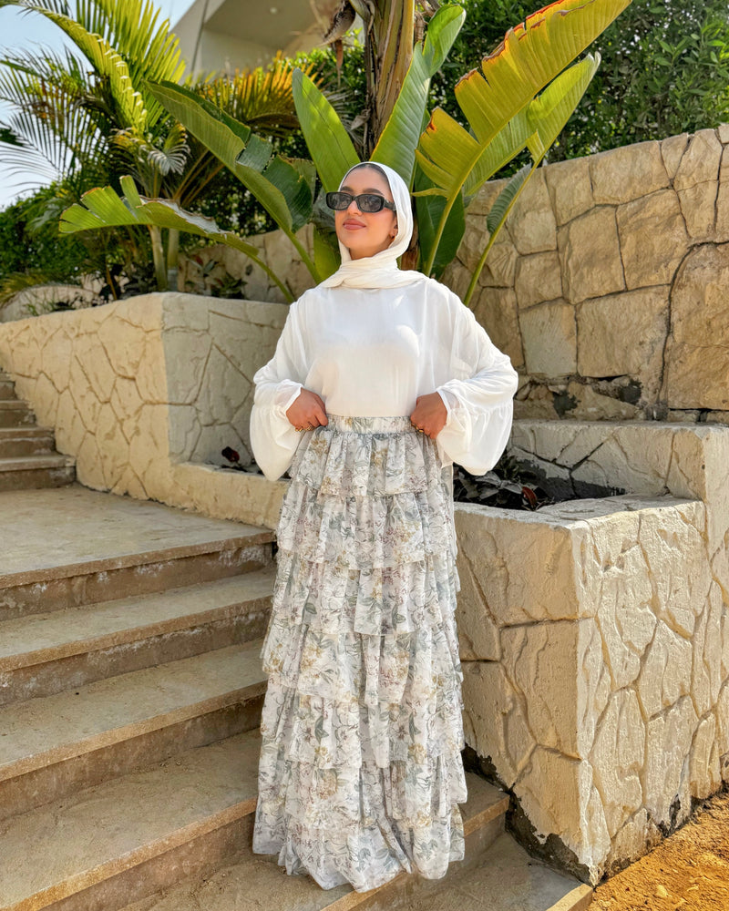 Chiffon Blouse - White