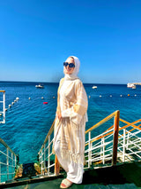 Macrame Kimono-Beige