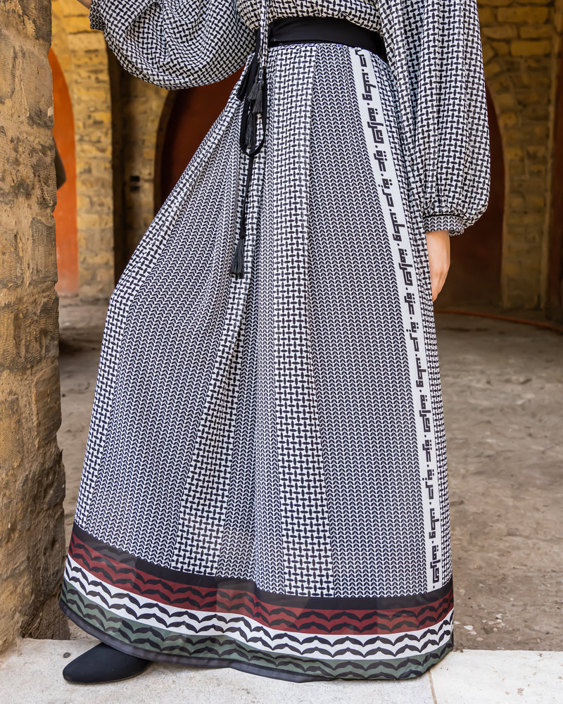 Palestinian Chiffon Dress