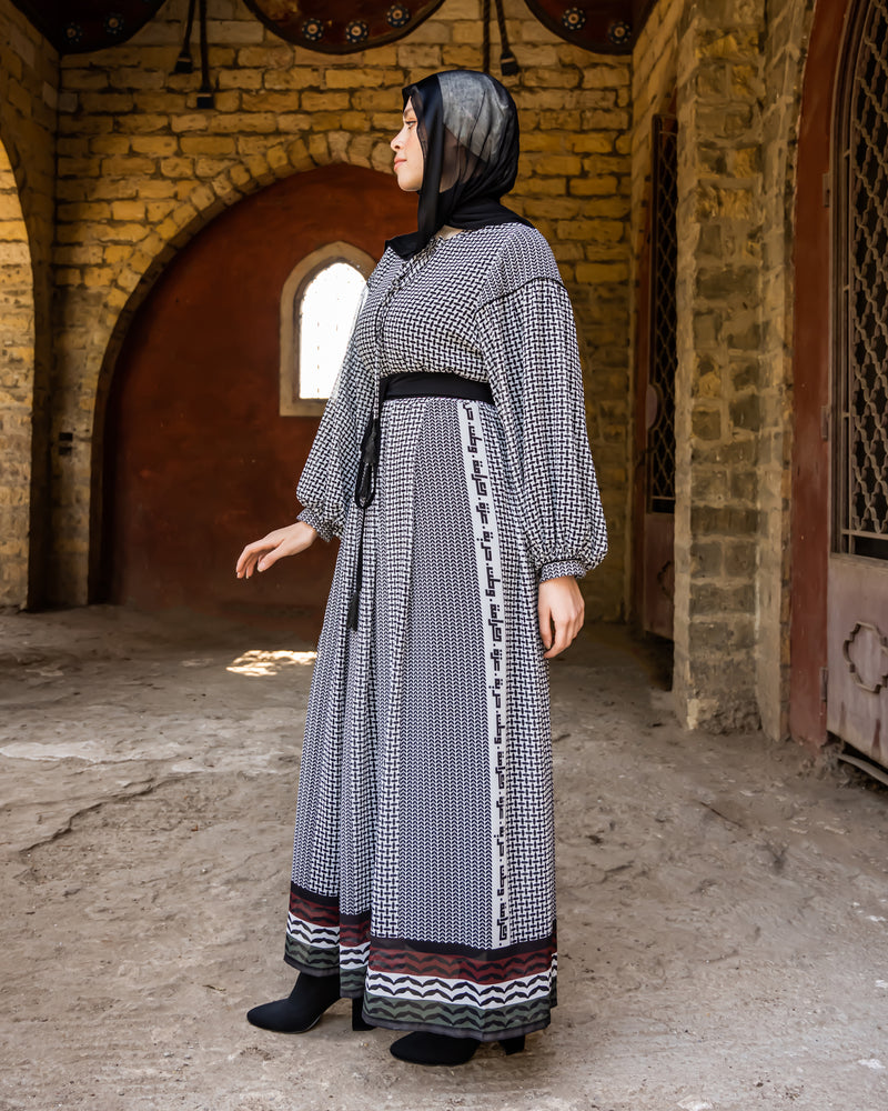 Palestinian Chiffon Dress