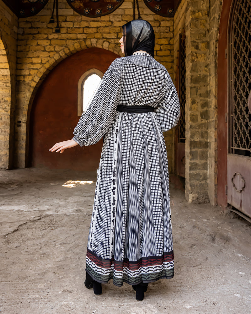 Palestinian Chiffon Dress