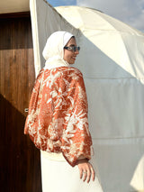 Satin Bomber Jacket-Havan