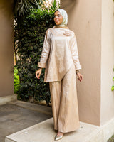 Taffeta Blouse - Beige