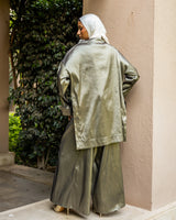 Taffeta Pants - Olive