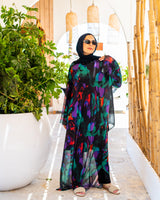 Tulle Coverup Dress-Multicolored